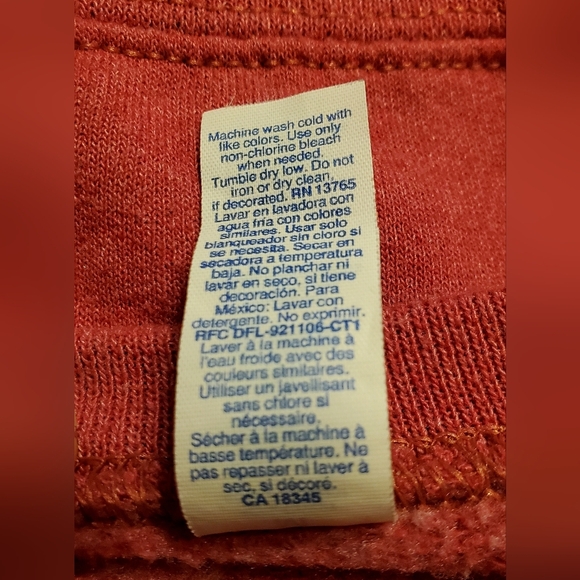 Jerzees Rob Zombie Sweatshirt Men's Size Medium Red Bleached Wash Horror Metal. - Picture 8 of 8